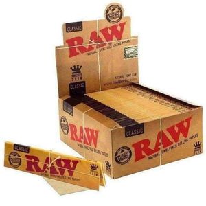 ניירות גלגול RAW קינג סייז קלאסי – פאקט 50 יחידות