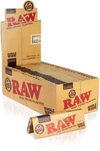 ניירות גלגול RAW קלאסי סמול בלי פילטר 50 יחידות