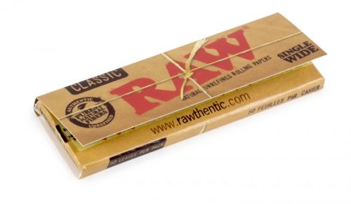 ניירות גלגול RAW קלאסי סמול בלי פילטר 50 יחידות