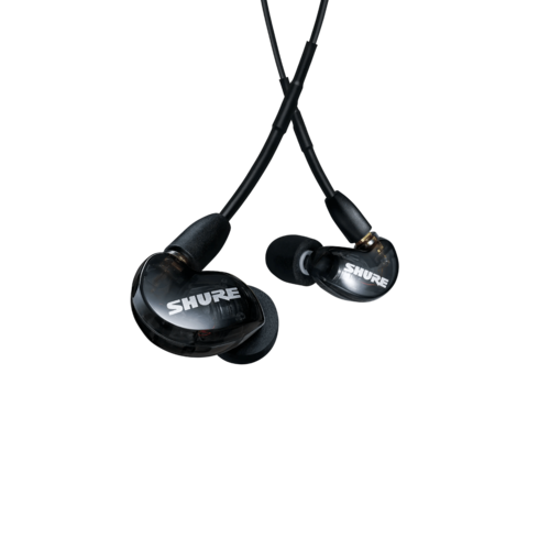 אוזניות AONIC 215 עם בידוד רעשים אקטיבי Shure בצבע שחור