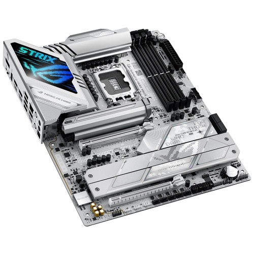 לוח אם ASUS ROG STRIX Z890-A GAMING WIFI7 Intel LGA1851 DDR5 - צבע לבן