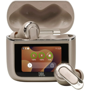 אוזניות אלחוטיות עם כיסוי חכם צבע שמפניה JBL Tour Pro 3 TWS