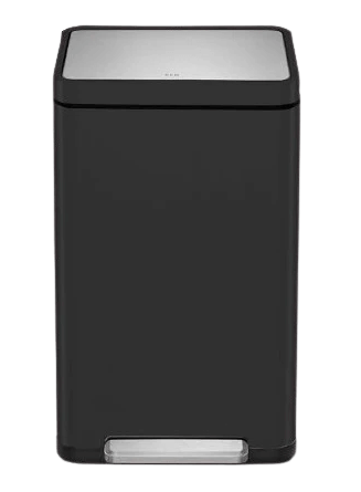 פח EKO אנטי בקטריאלי שחור 30 ליטר למטבח דגם X-cube 