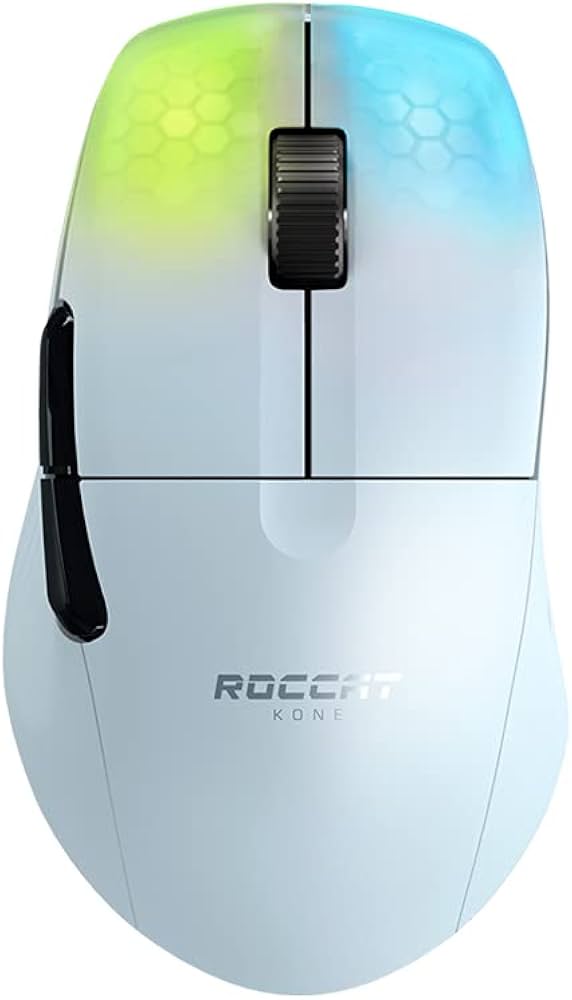 עכבר גיימינג אלחוטי Roccat Kone Pro Air - צבע לבן במלאי