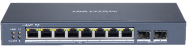  רכזת רשת HUB HIKVISION POE 8 PORT GIGABITE  250Wהספק   G1  DS-3E1510P-SI