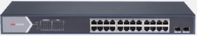 רכזת רשת   HUB 24 PORT 2×Giga HIKVISION POE DS-3E0526P-E/M 1G E 2FIBER OPTICAL Wהספק 250W  