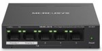 רכזת רשת HUB 5 PORT MERCUSYS GIGABIT 1+4POE+W הספק 65 MS105GP 
