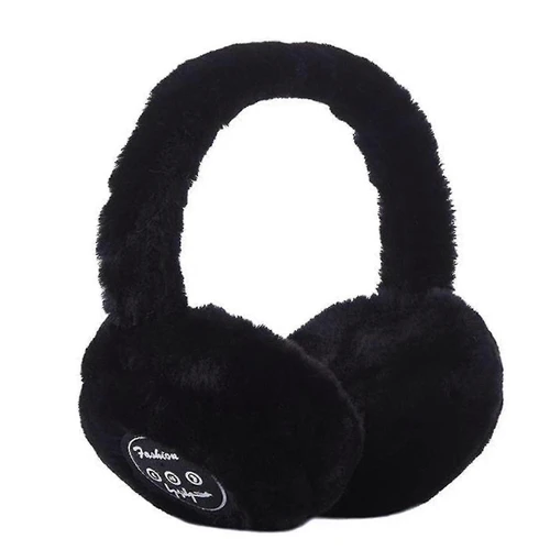 מחממי אזניים אוזניות בלוטוס Bluetooth Earmuffs - שחור