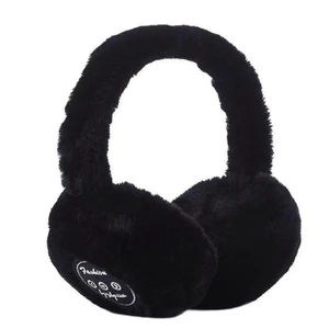 מחממי אזניים אוזניות בלוטוס Bluetooth Earmuffs - שחור