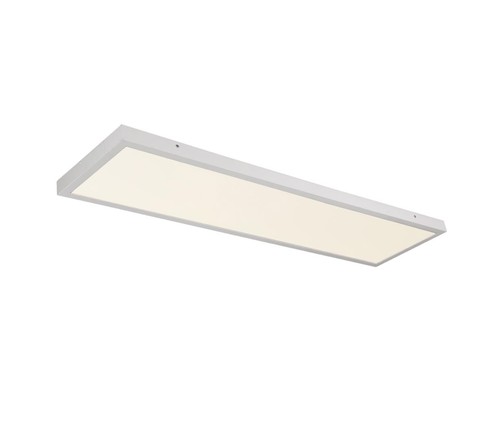 פלפון לבן מלבן 30X120 LED 60W (אור חם)