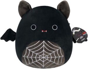 בובת כרית פרווה רכה 30 ס"מ אמילי העטלפה עם בטן קורי עכביש