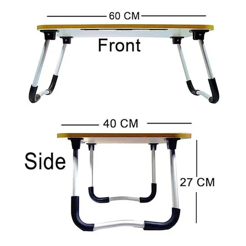 שולחן מתקפל למחשב נייד עם USB ואביזרים