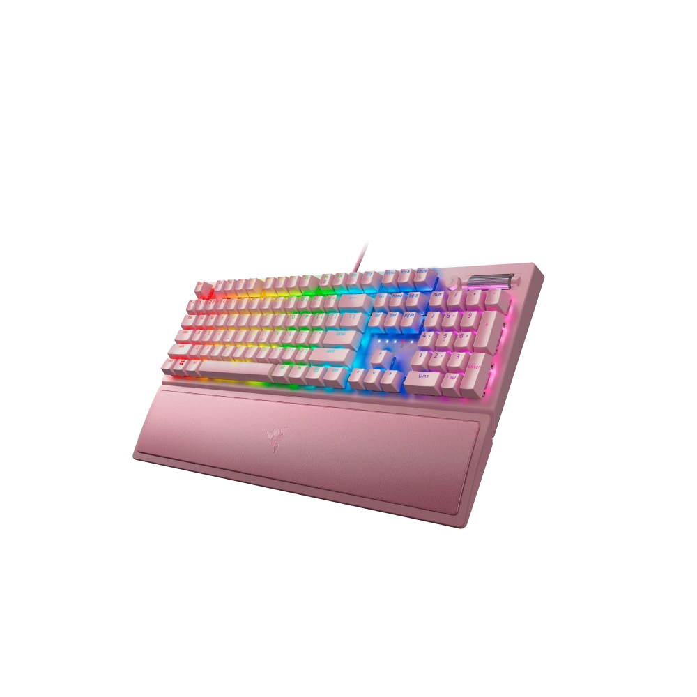 מקלדת מכאנ RAZ BLACKWIDO V3 ורוד