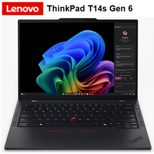 מחשב נייד Lenovo ThinkPad T14s Gen6 Snapdragon 14"-TOUCH-X1E-32GB-1TB-5G-W11p