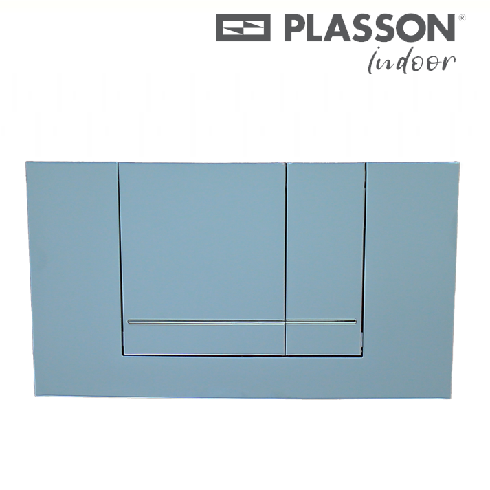 לחצן ניאגרה סמויה ניקל מבריק | פלסאון PLASSON | דגם פרימיום