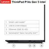 מחשב נייד Lenovo ThinkPad P14s Gen5 14.5"-3K-U7-32GB-1TB-RTX500-W11p