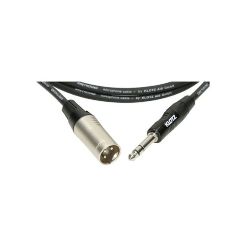 כבל מוניטור  PL TRS (Balanced) - XLR Male באורך 10 מ'
