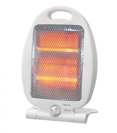 תנור חימום קוורץ קומפקטי 800W דגם FUNNY מבית MATRIX