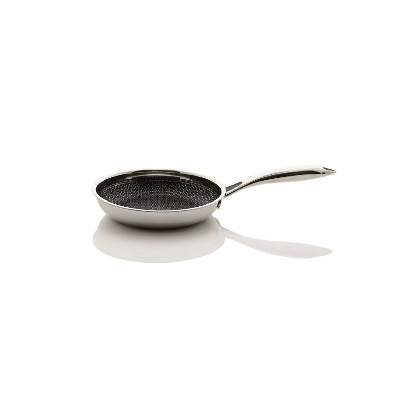 מחבת נירוסטה 24 ס"מ Cookcell טכנולוגיית תאי חום - עמידות גבוהה לאינדוקציה, תנור ומדיח