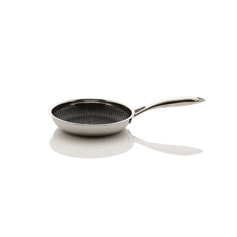 מחבת נירוסטה 26 ס"מ Cookcell טכנולוגיית תאי חום - עמידות גבוהה לאינדוקציה, תנור ומדיח