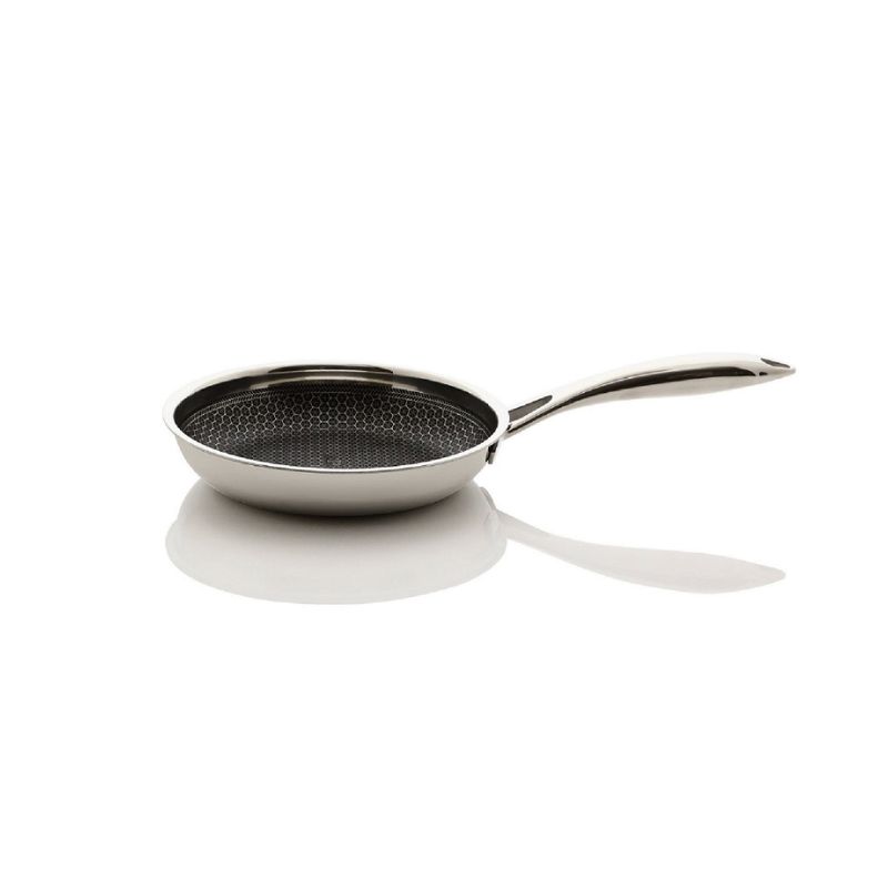 מחבת נירוסטה 28 ס"מ Cookcell טכנולוגיית תאי חום - עמידות גבוהה לאינדוקציה, תנור ומדיח