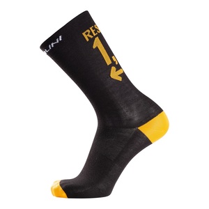 גרבי רכיבה RESPECT SOCKS פוליאמיד שחור-כתום קייציים מנדפים