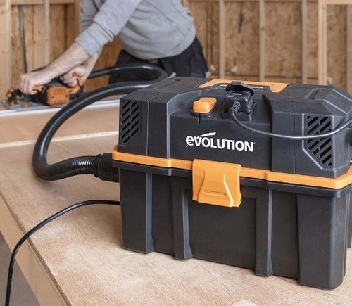 שואב אבק יבש, רטוב 15 ליטר חשמלי Evolution R15VAC 1000W