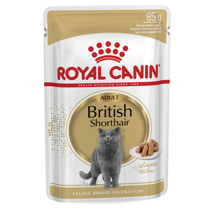 רויאל קנין Royal canin פאוץ' לחתול בריטי קצר שיער 85 ג'