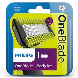 פיליפס סכין גילוח לטיפוח הגוף ‎ONE‎ ‎BLADE‎ ‎BODY‎ ‎KIT QP610\55 PHILIPS