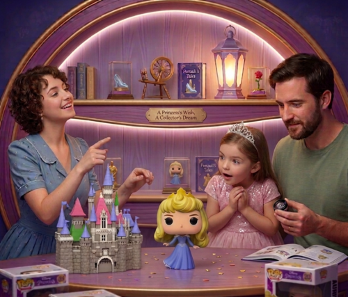 Funko Pop! Town Aurora with Castle Disney Disney Princess