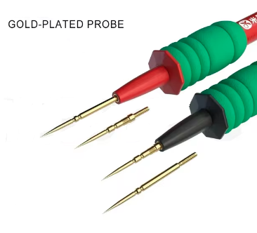 סט פרוב SMD איכותי עם קצוות מתברגים, דקים במיוחד וקשיחים.  1000V/20A
