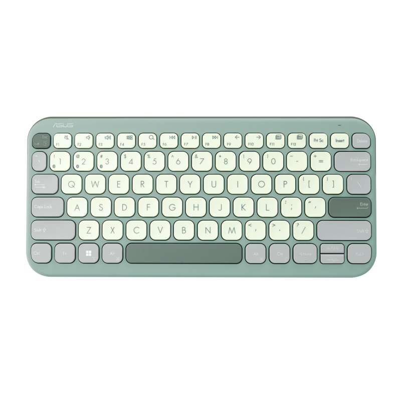 מקלדת עכבר KW100 ASUS Marshmallow KW100 אסוס -ירוק במלאי