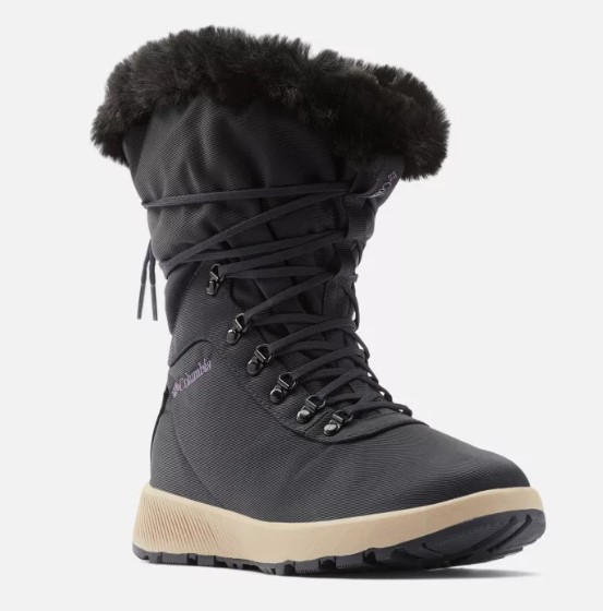 מגפיים מבודדים לנשים SLOPESIDE VILLAGE OMNI-HEAT HI Black | במחיר מבצע