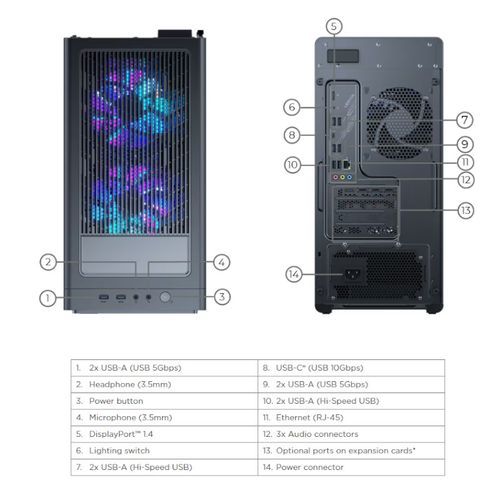 Intel Core i7 Lenovo Legion T5 26IRX9 90XE001HYS