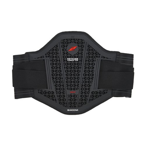 מגן גב תחתון זנדונה שחור - ZANDONA NETCUBE LUMBAR PRO