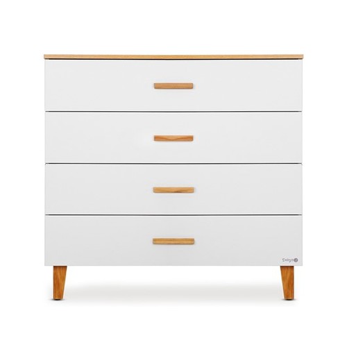 שידת אחסנה ריין לבן/עץ – Rain™ Dresser White/Wood 100 cm דייניז - Dainy's 