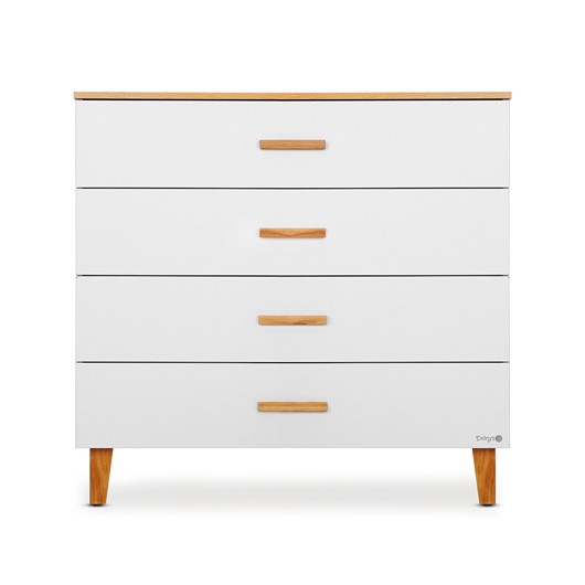 שידת אחסנה ריין לבן/עץ – Rain™ Dresser White/Wood 100 cm דייניז - Dainy
