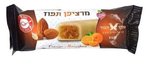 חטיף מרציפן במילוי תפוז 30 ג'