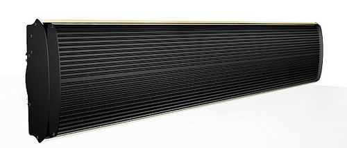 תנור אינפרא אדום כולל שלט דגם INFRABLACK 1800W שחור מט HAVAYA