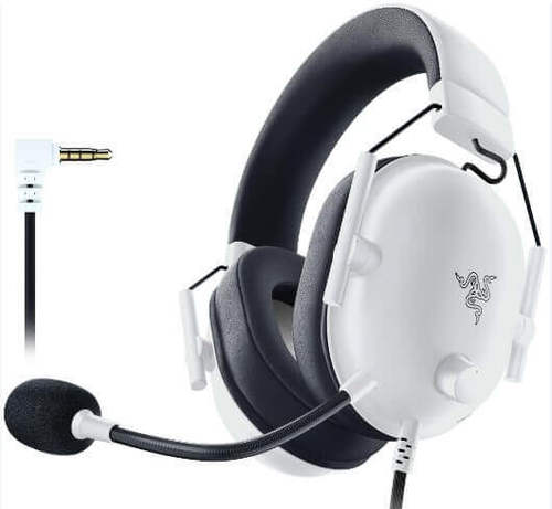 אוזניות למחשב Razer BlackShark V2  X  לבן, לבנות