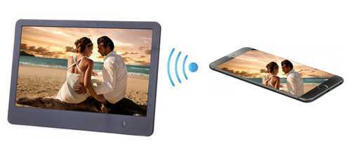 מסגרת דיגיטלית “8 מסך מגע Cloud Picture Frame Media-Tech