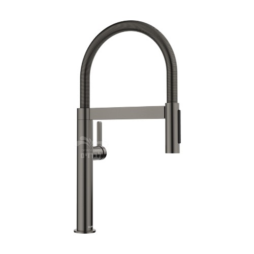 ברז מטבח קפיצי נשלף בלנקו קולינה מיני BLANCO CULINA-S II Mini 527469 שחור מוברש PVD satin dark steel | יבואן רשמי ניגא