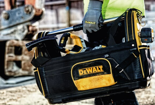 תיק כלי עבודה פתוח עם בסיס קשיח וידית נשיאה DEWALT 1-79-208 - דיוולט