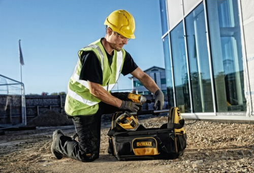 תיק כלי עבודה פתוח עם בסיס קשיח וידית נשיאה DEWALT 1-79-208 - דיוולט