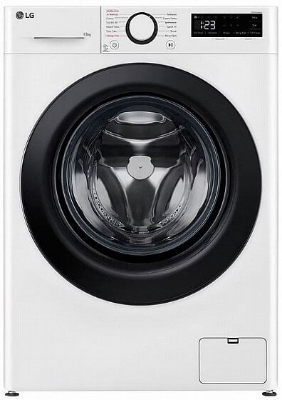 מכונת כביסה 13 ‏ק"ג אל גי LG F4WR513SBW ‏