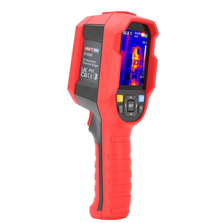 מצלמה תרמית מקצועית IR resolution 256×192 רגישות 50mk ל 550°~20°- UNI-T