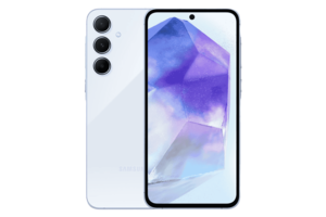 טלפון סלולרי Samsung Galaxy A55 5G 128/8GB, צבע כחול בהיר Awesome Iceblue, שנה אחריות ע״י יבואן רשמי