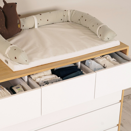 שידת אחסנה טיילור לבן/עץ – Taylor™ Dresser White/Wood 120 cm