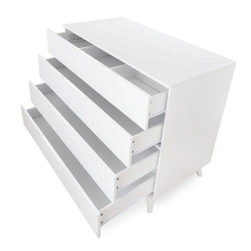 שידת אחסנה קיילי לבן קלאסי – Kylie™ Dresser Classic White 120 cm דייניז - Dainy's