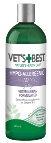 VET'S BEST NATURE'S HEALTH CARE - שמפו היפואלרגני לכלבים 500 מ
